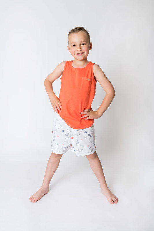 Boys 100% Woven Cotton Boxers - Dream Big