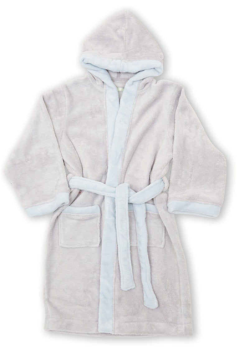 Boys soft micro-fleece winter robe - Luna blue