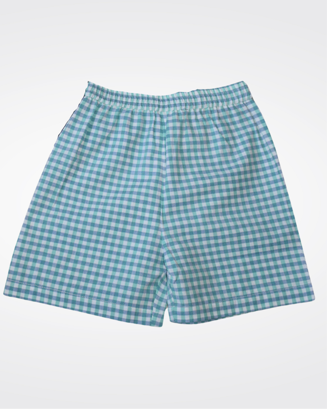 Summer Palm Check Boxers & Navy T-Shirt Set