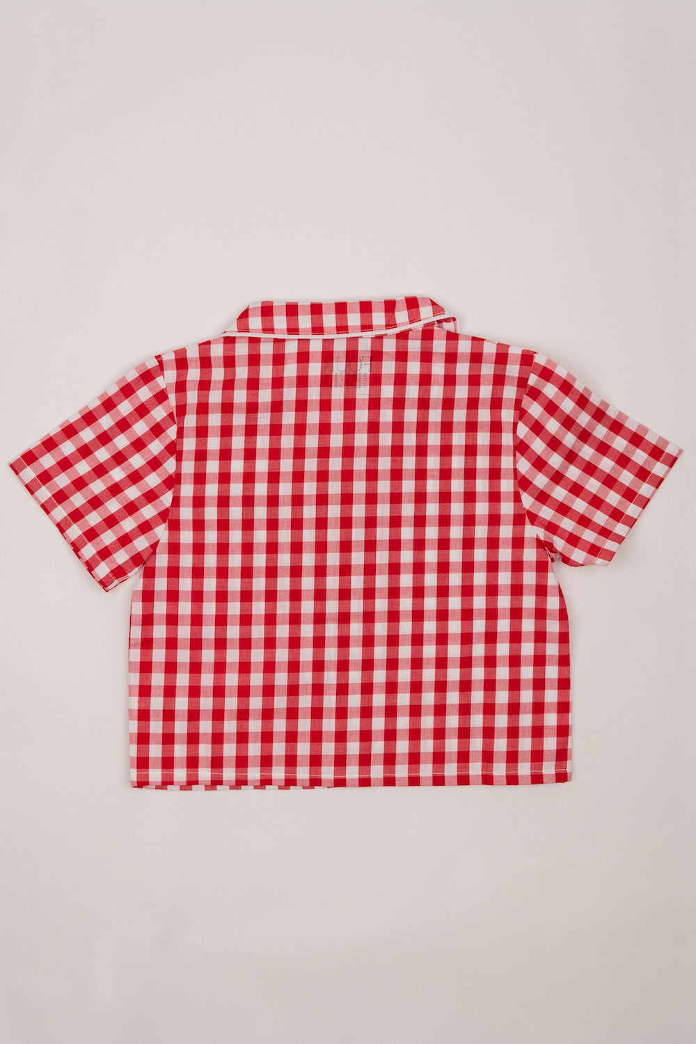 100% Woven Cotton Summer Pyjamas - Red Gingham Check