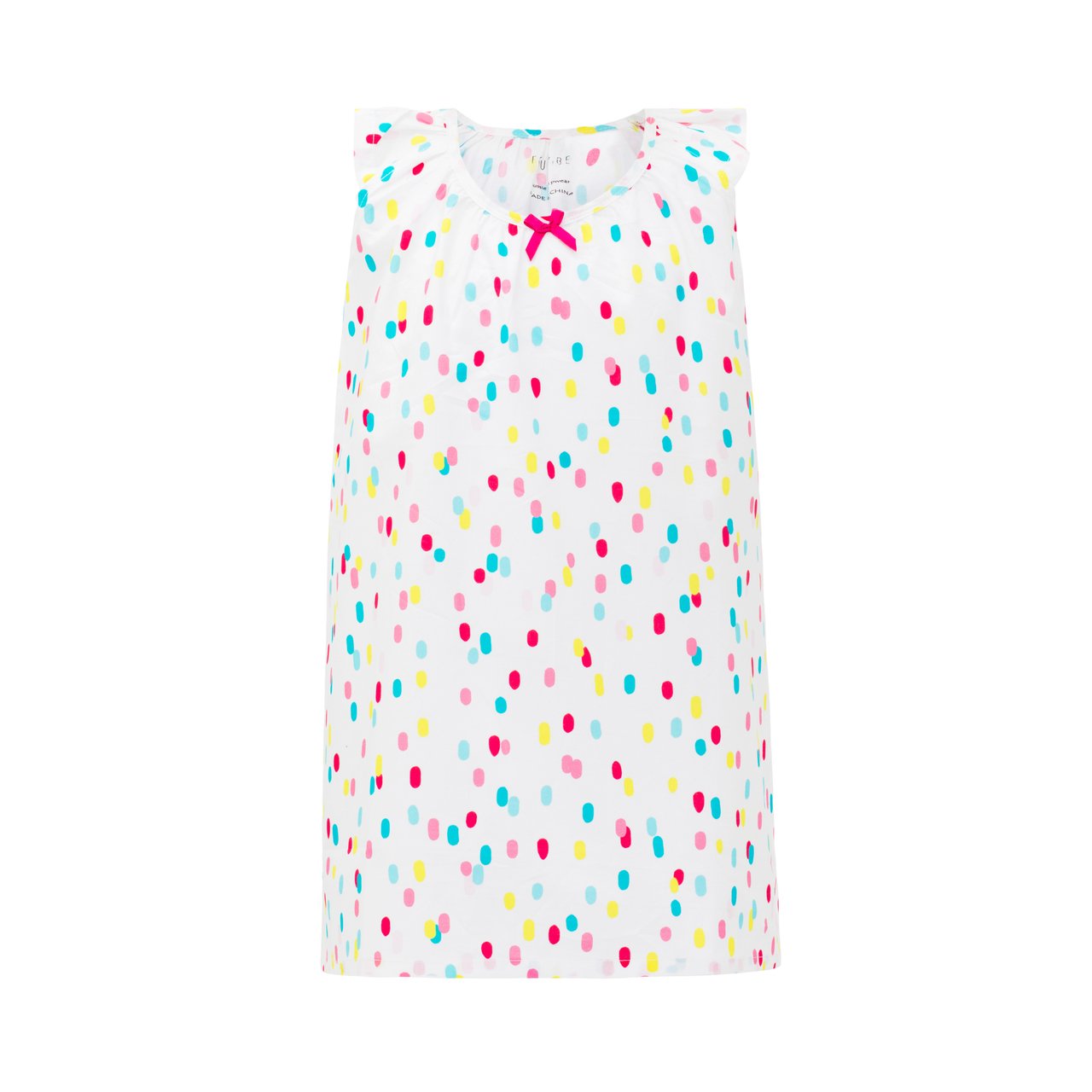 Girls 100% woven cotton summer nightie - Confetti