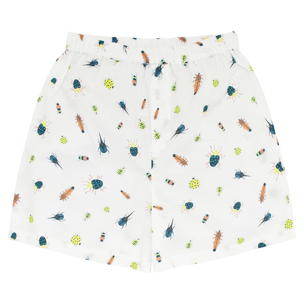 Boys 100% Woven Cotton Boxers - Bed Bugs