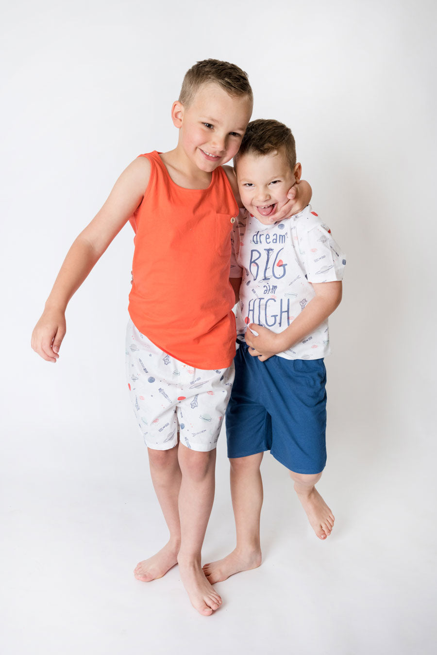 Boys 100% woven cotton boxers - Dream big