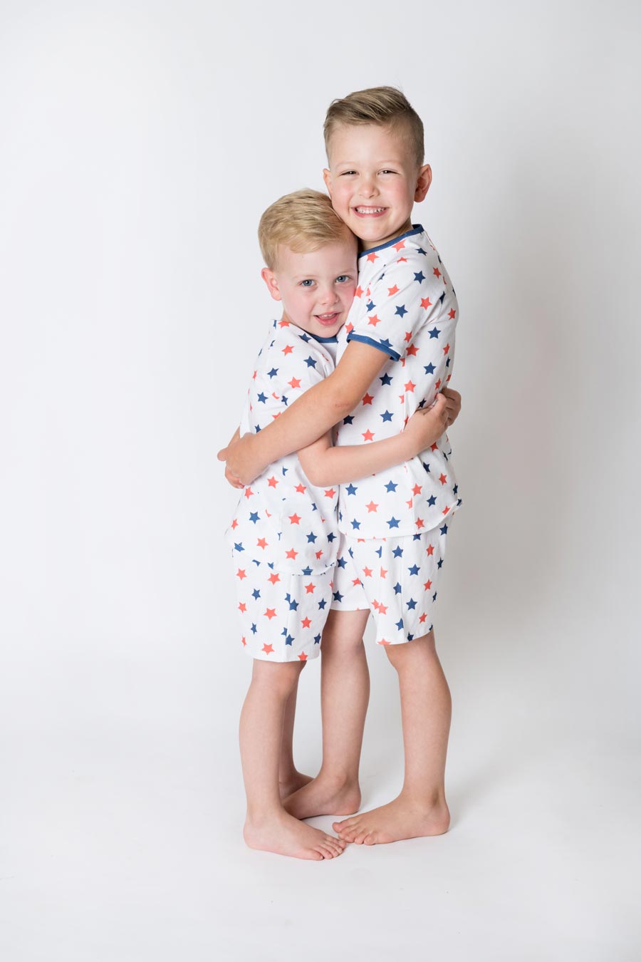 Boys 100% jersey cotton summer pyjamas - Dream big stars