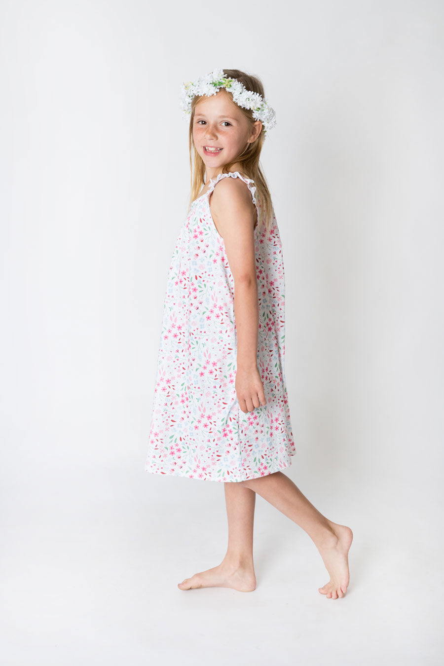 Girls 100% jersey cotton summer nightie - Dream pretty